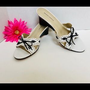 📦FRANCO CAROLLI-Wedge slip on sandals.